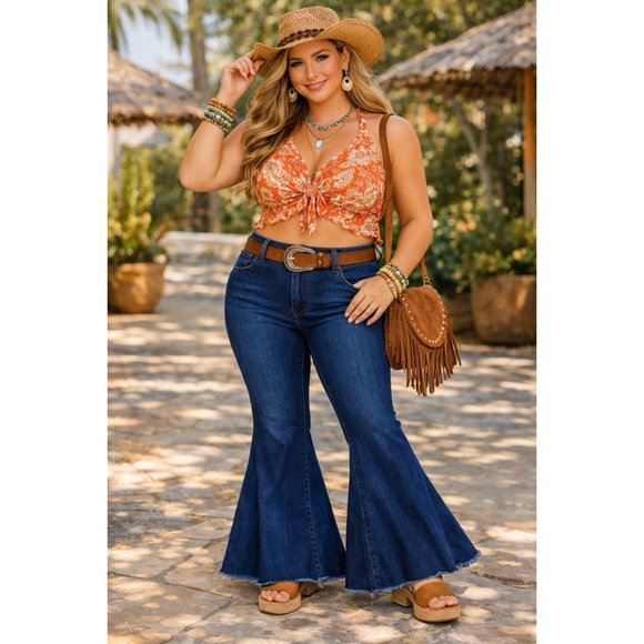 Altar'd State Denim - ARULA Altar’d State Hi Rise Flare Jeans